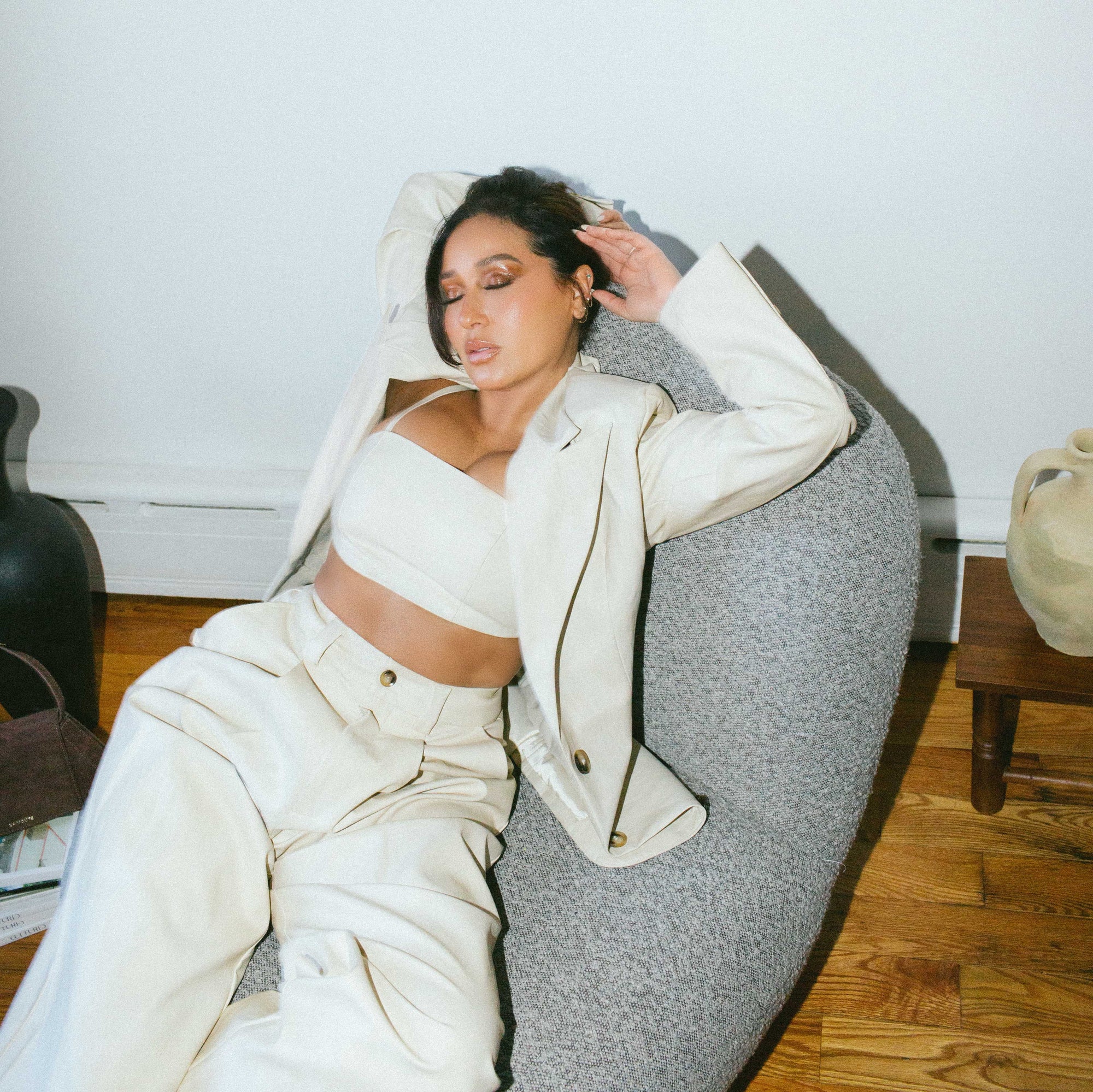 LEATHER MONSIEUR TROUSERS