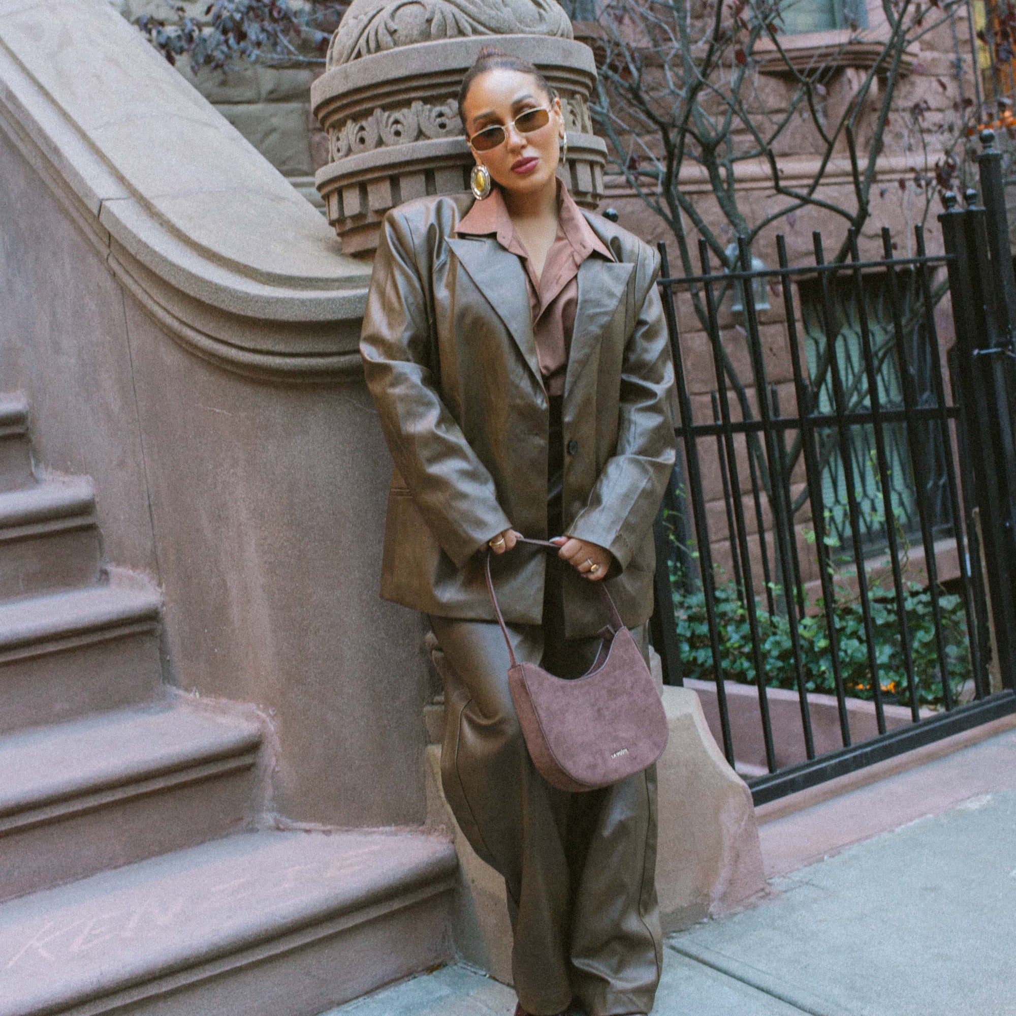 LEATHER LE SPORT BLAZER