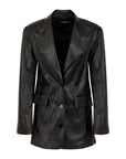 LEATHER MONSIEUR BLAZER