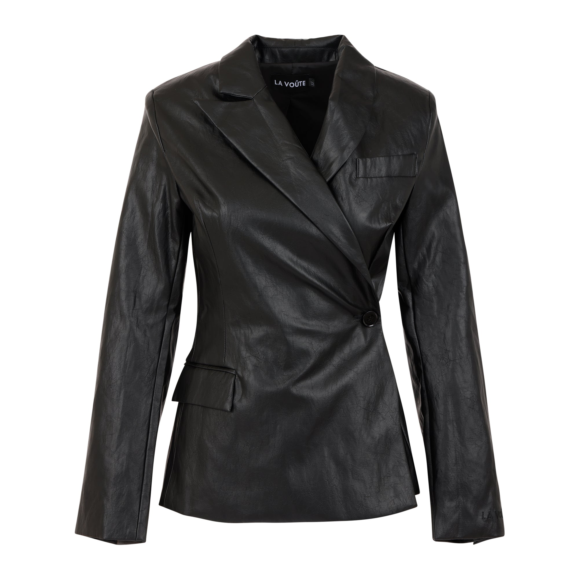 LEATHER MADEMOISELLE BLAZER