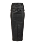 LEATHER MADAME MAXI SKIRT