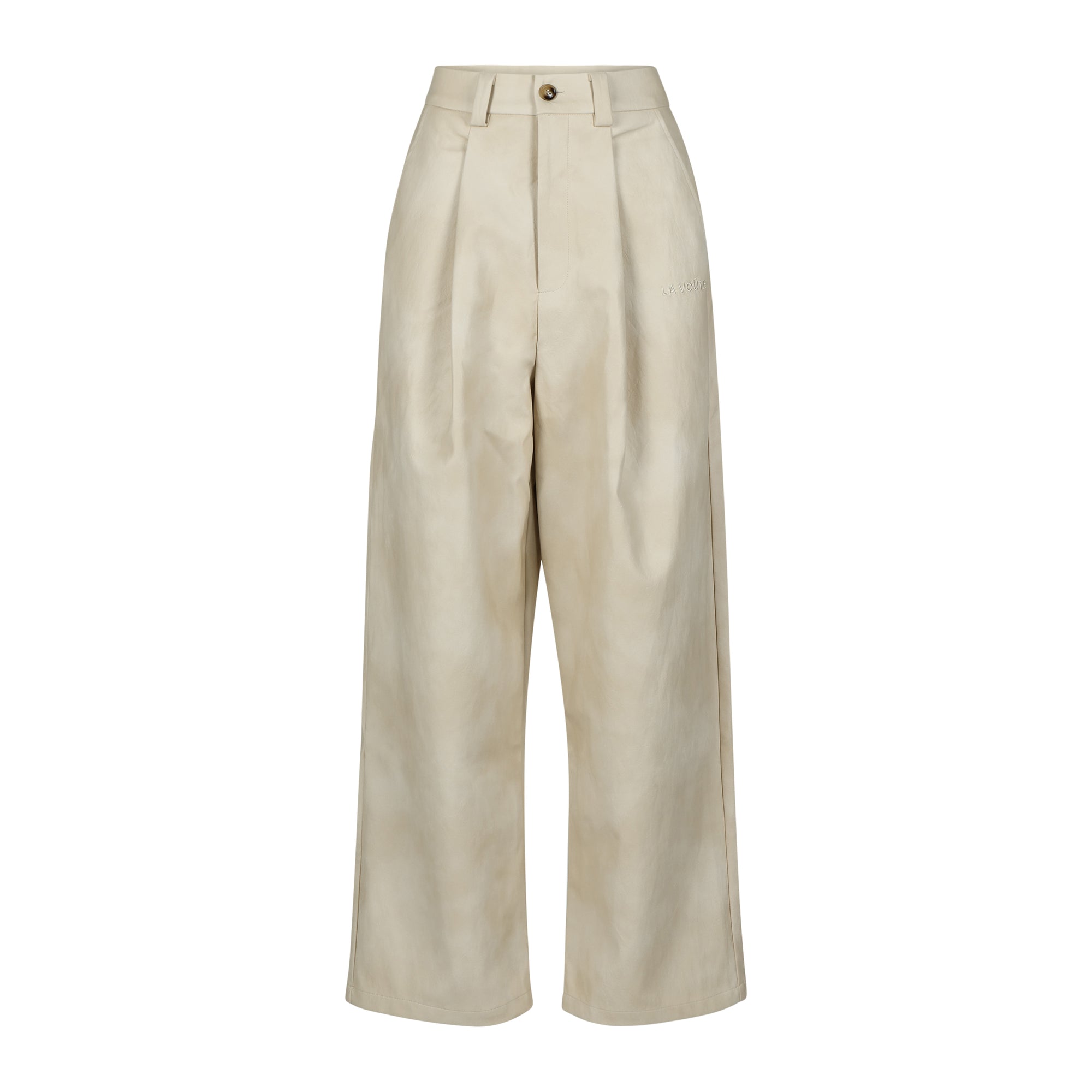LEATHER MONSIEUR TROUSERS