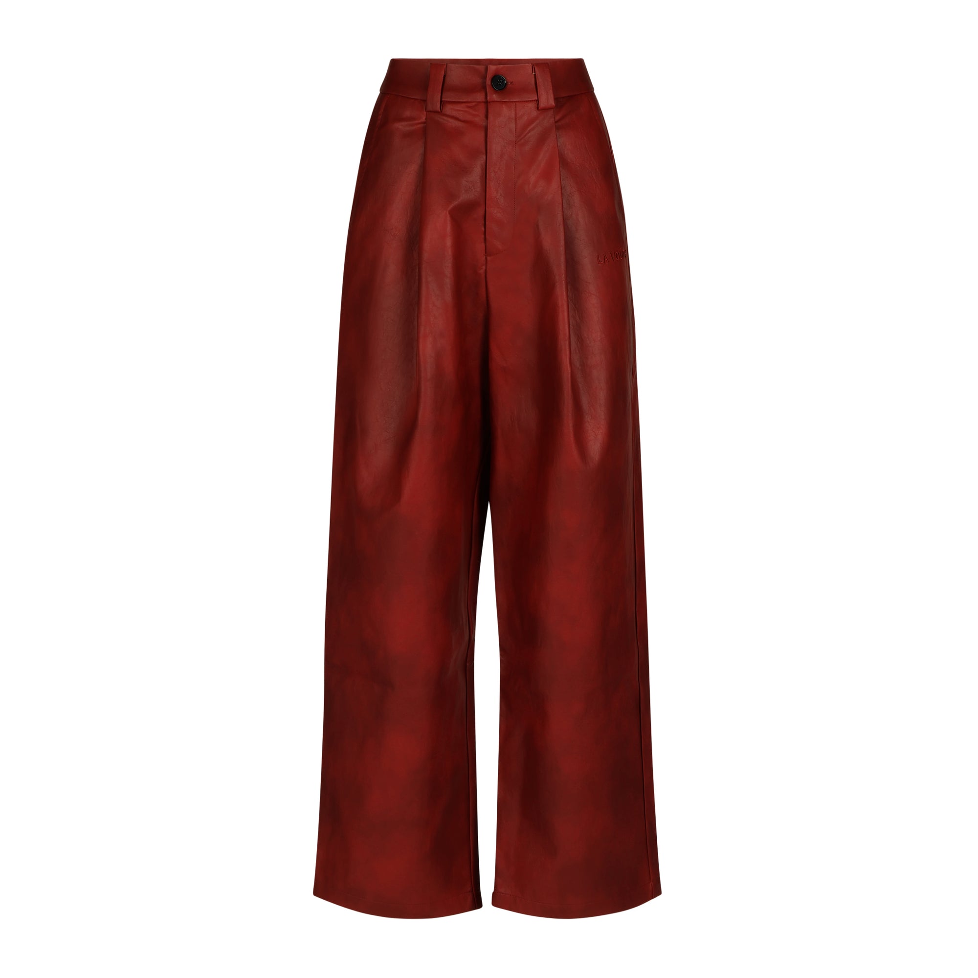 LEATHER MONSIEUR TROUSERS