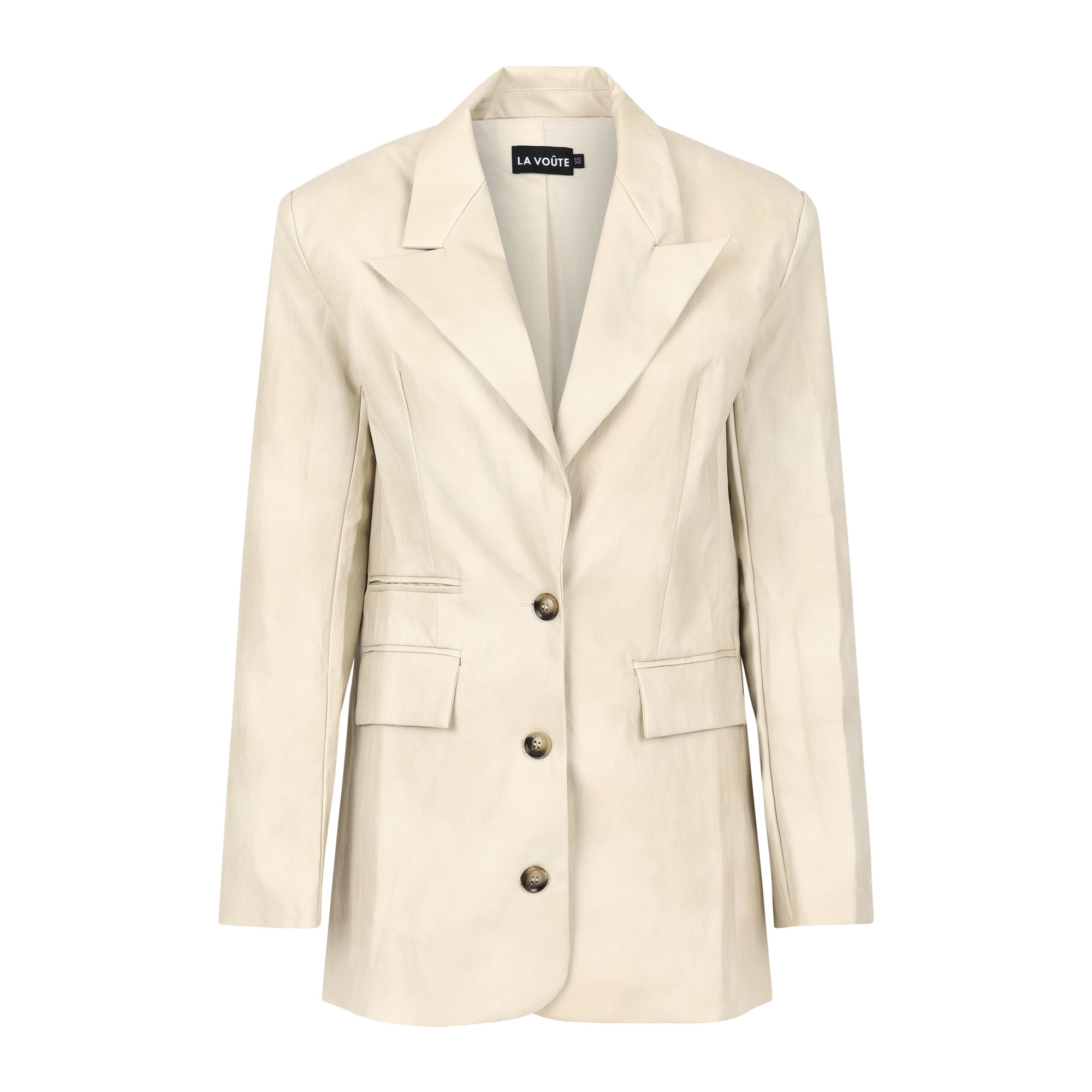 LEATHER MONSIEUR BLAZER