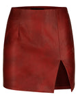 LEATHER MADEMOISELLE SKIRT