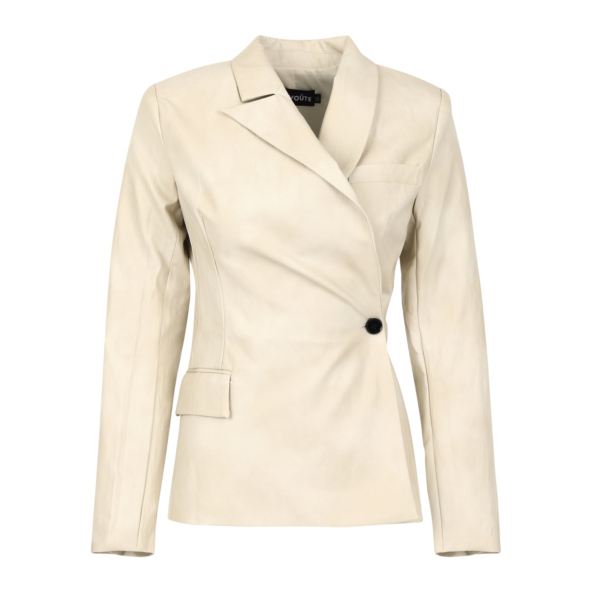 LEATHER MADEMOISELLE BLAZER