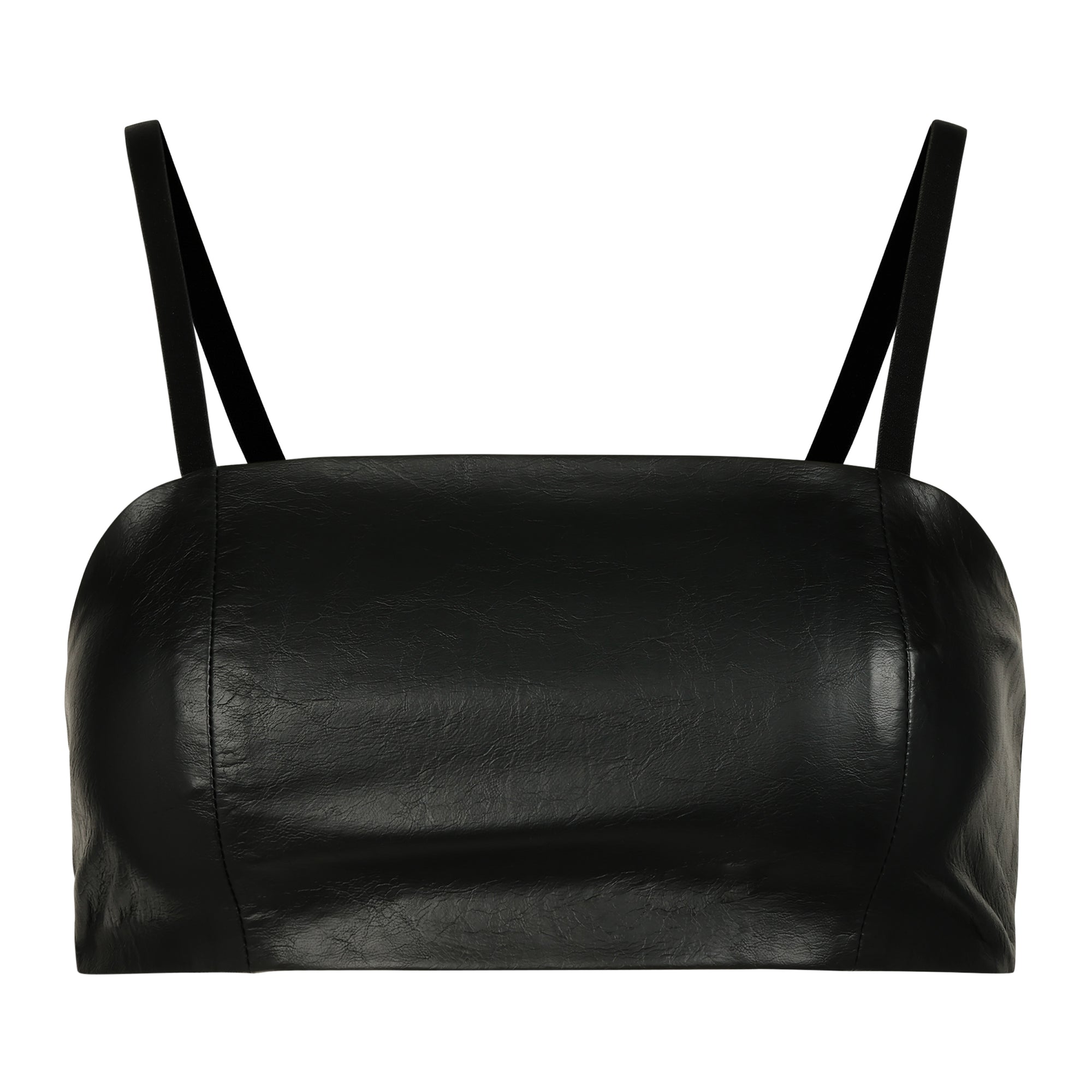 LEATHER BANDEAU TANK