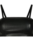 LEATHER BANDEAU TANK