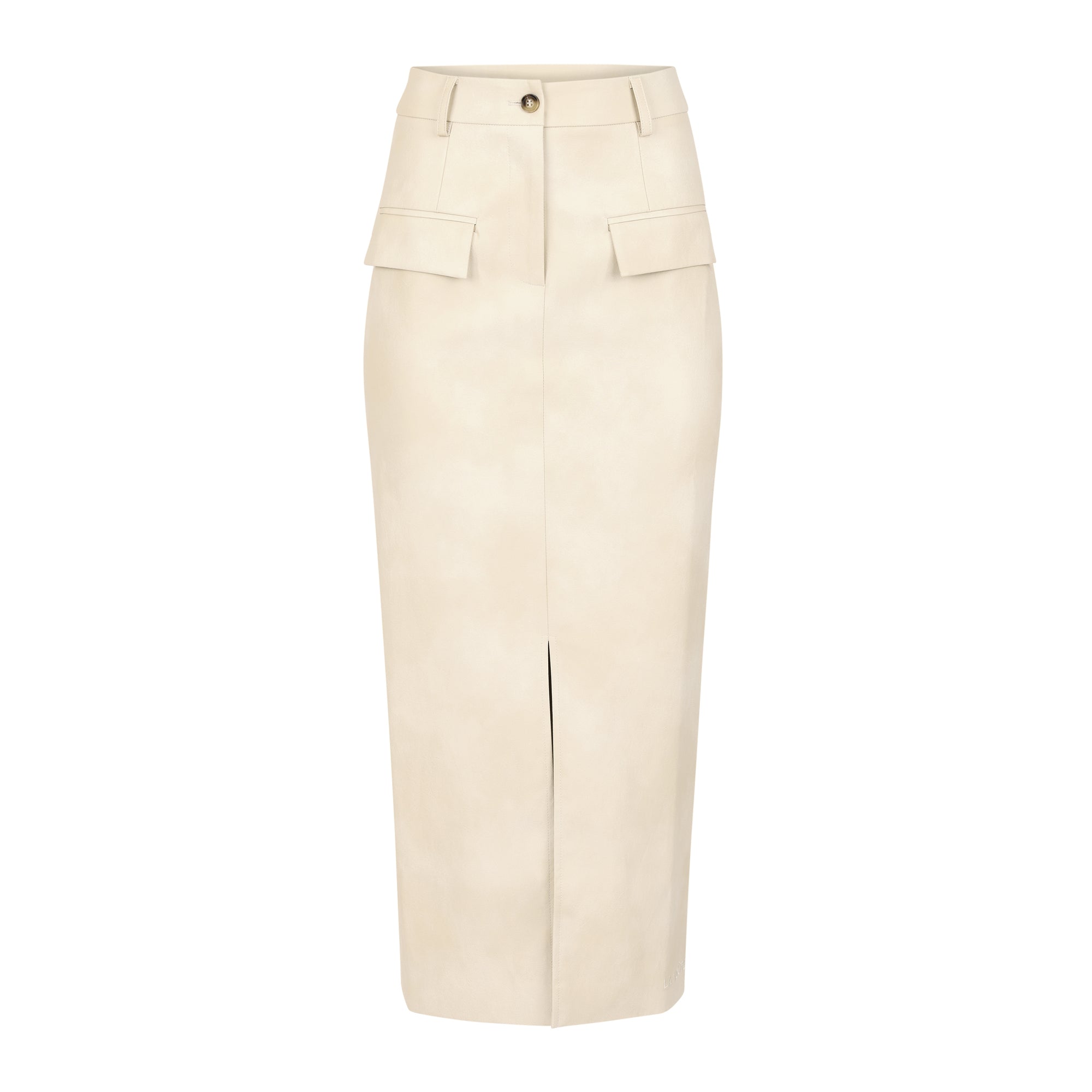 LEATHER MADAME MAXI SKIRT