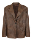 LEATHER LE SPORT BLAZER