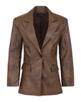 LEATHER MADAME BLAZER