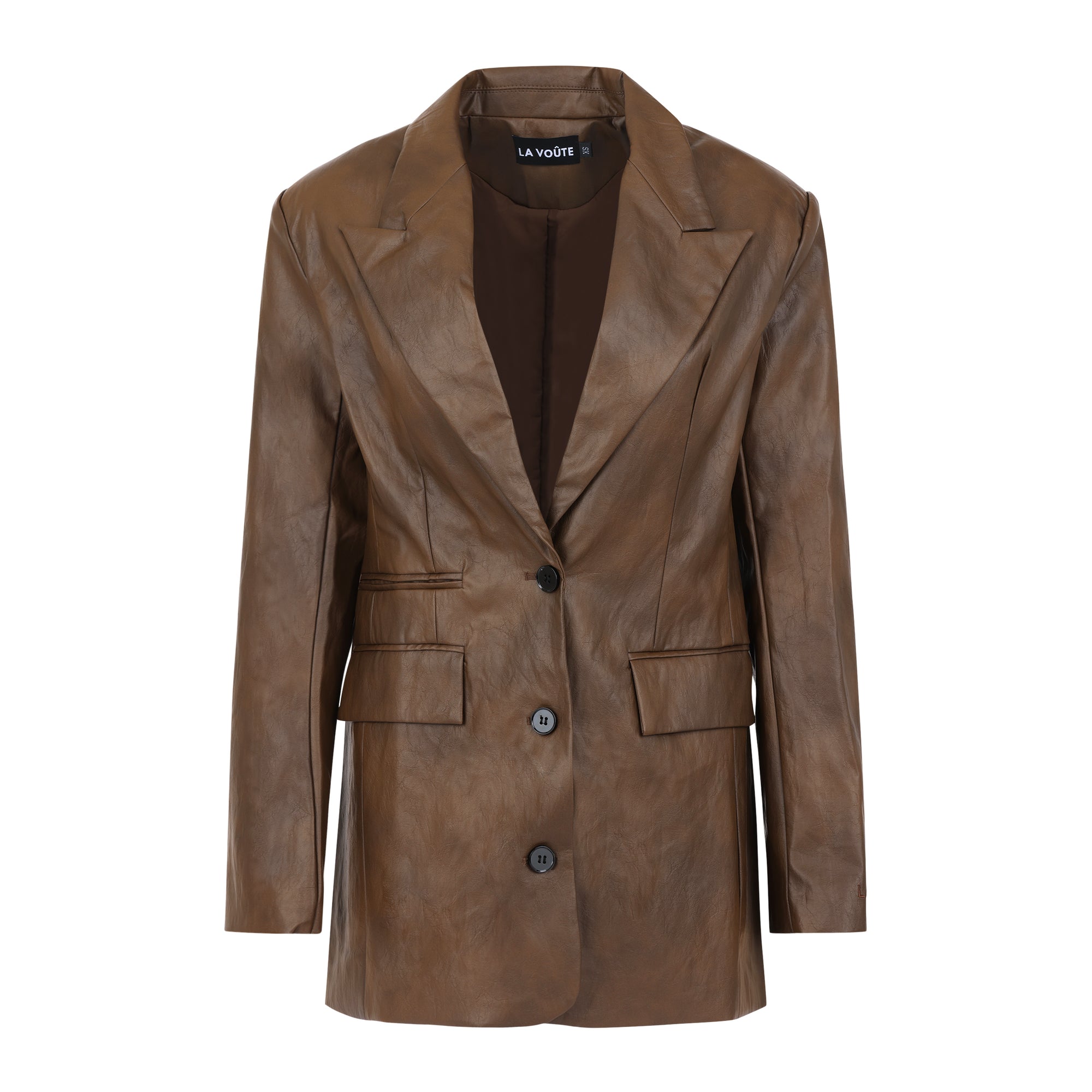 LEATHER MONSIEUR BLAZER