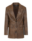 LEATHER MONSIEUR BLAZER