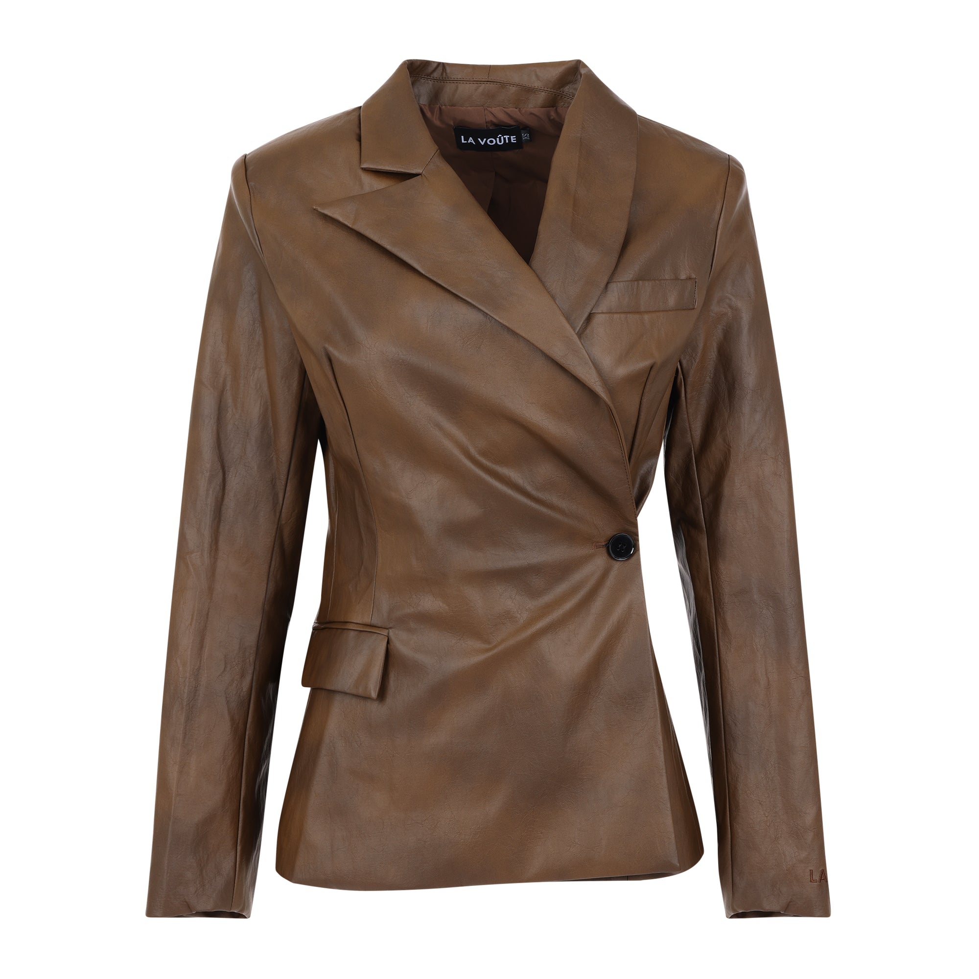 LEATHER MADEMOISELLE BLAZER
