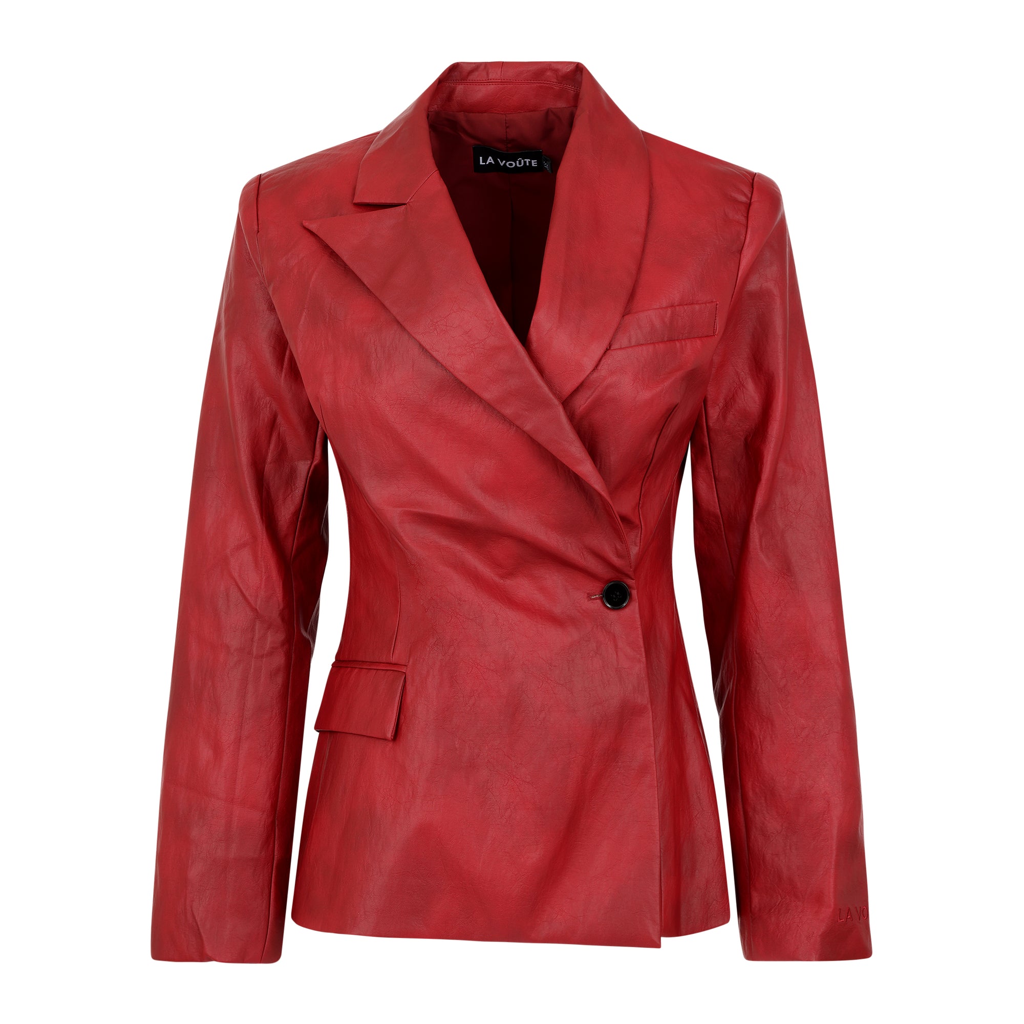 LEATHER MADEMOISELLE BLAZER