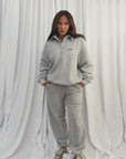 LA VOÛTE La Voûte Lover Lounger in Storm Grey — 100% Cotton Fleece