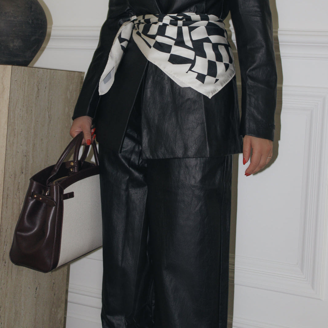 LEATHER MADAME BLAZER