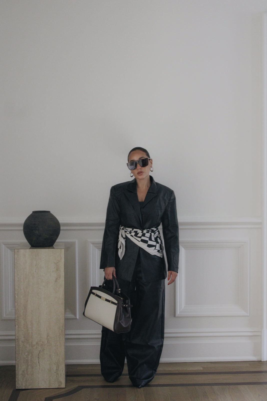 LEATHER MADAME BLAZER