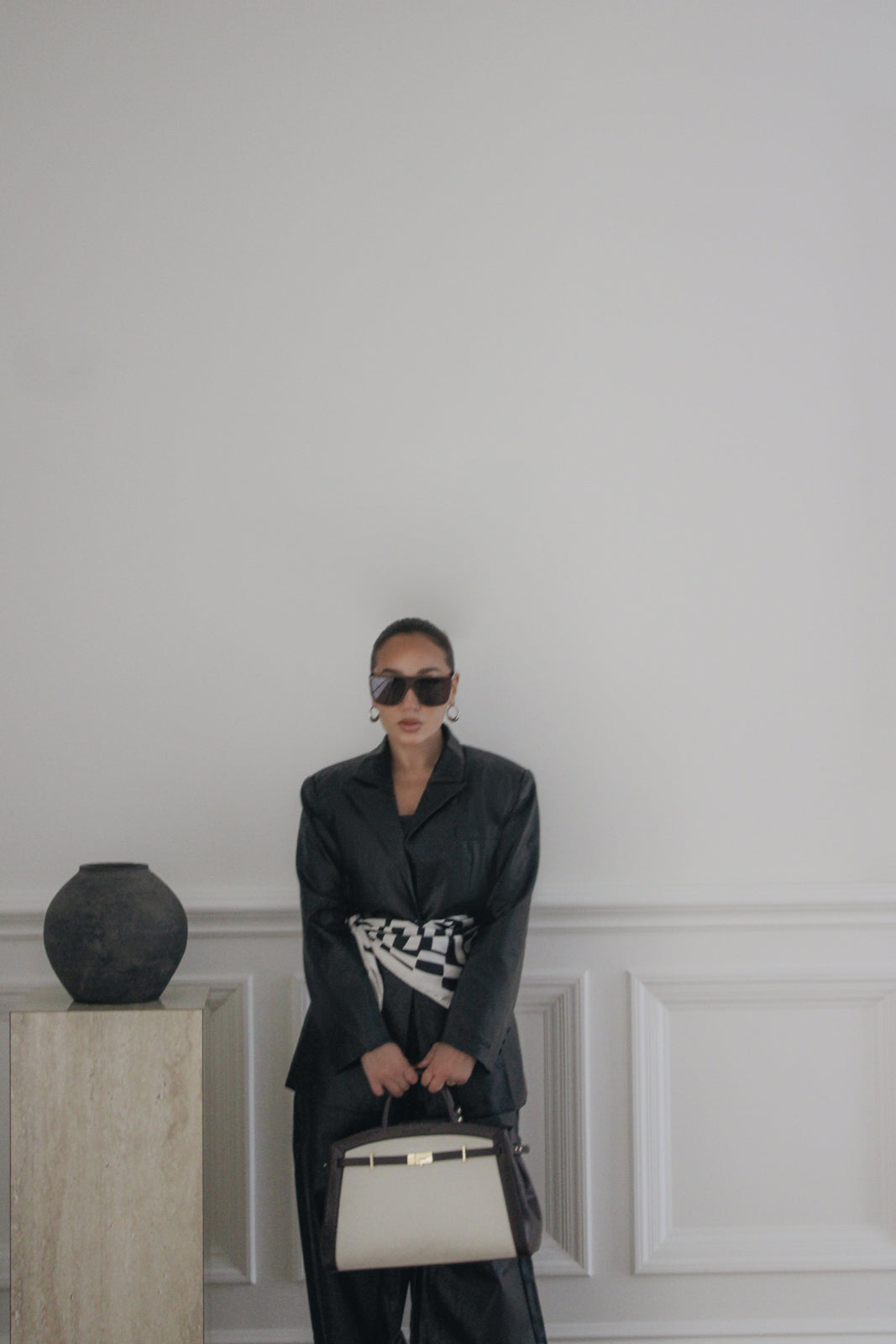 LEATHER MADAME BLAZER