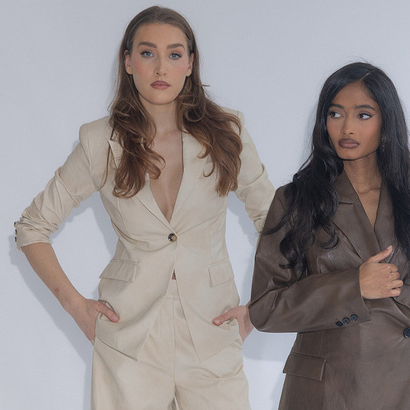 LEATHER MADAME BLAZER