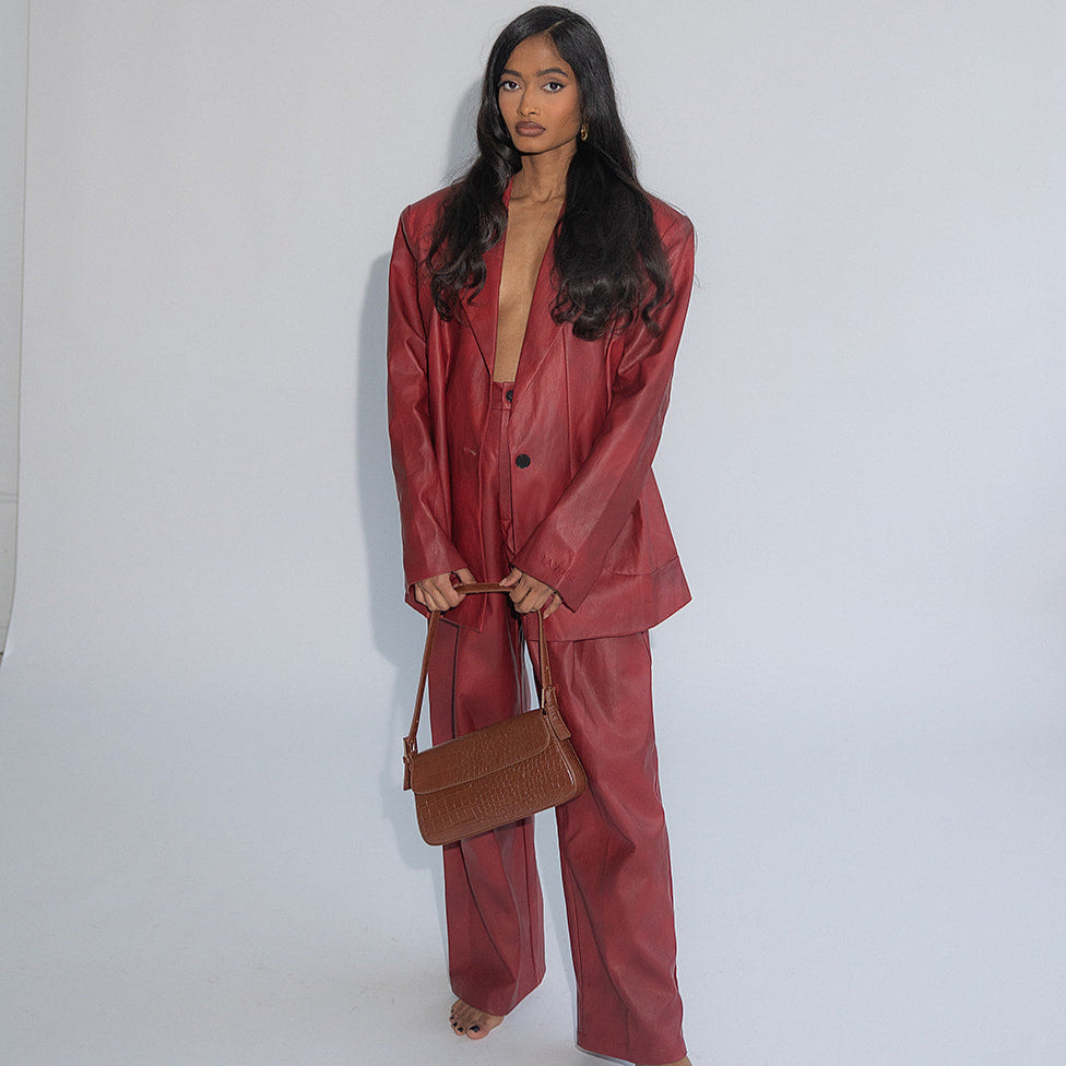 LEATHER MADAME TROUSERS