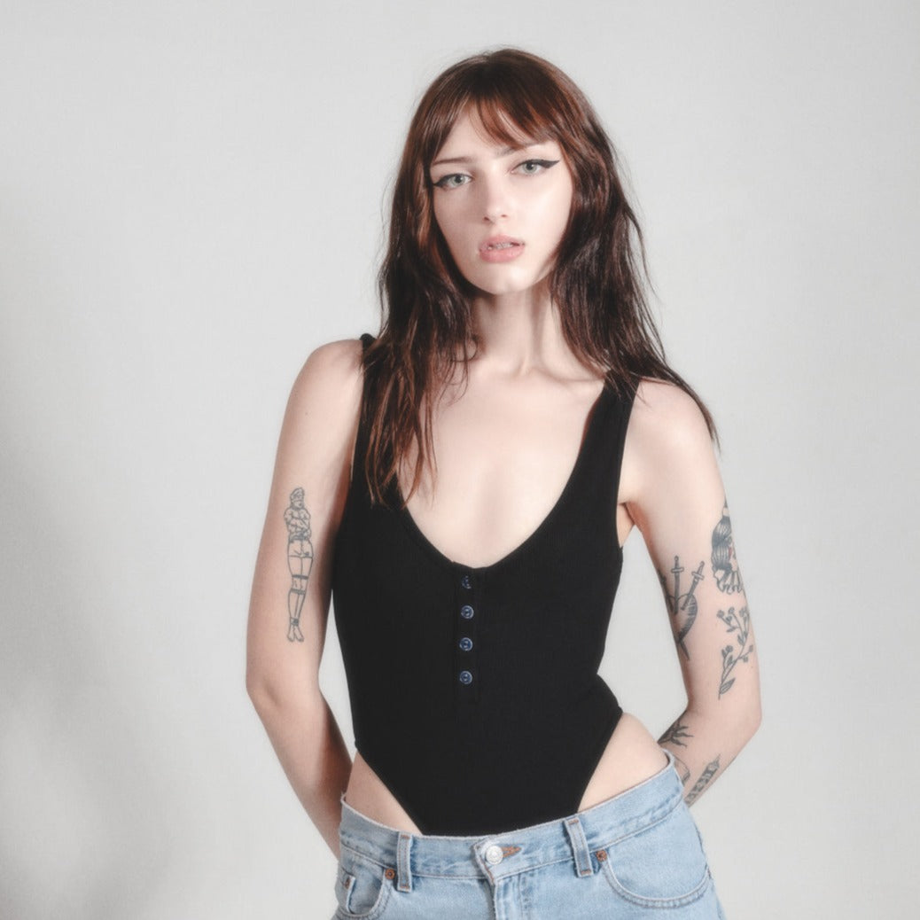 THE DÉCOLLETAGE BODYSUIT  (Final Sale)