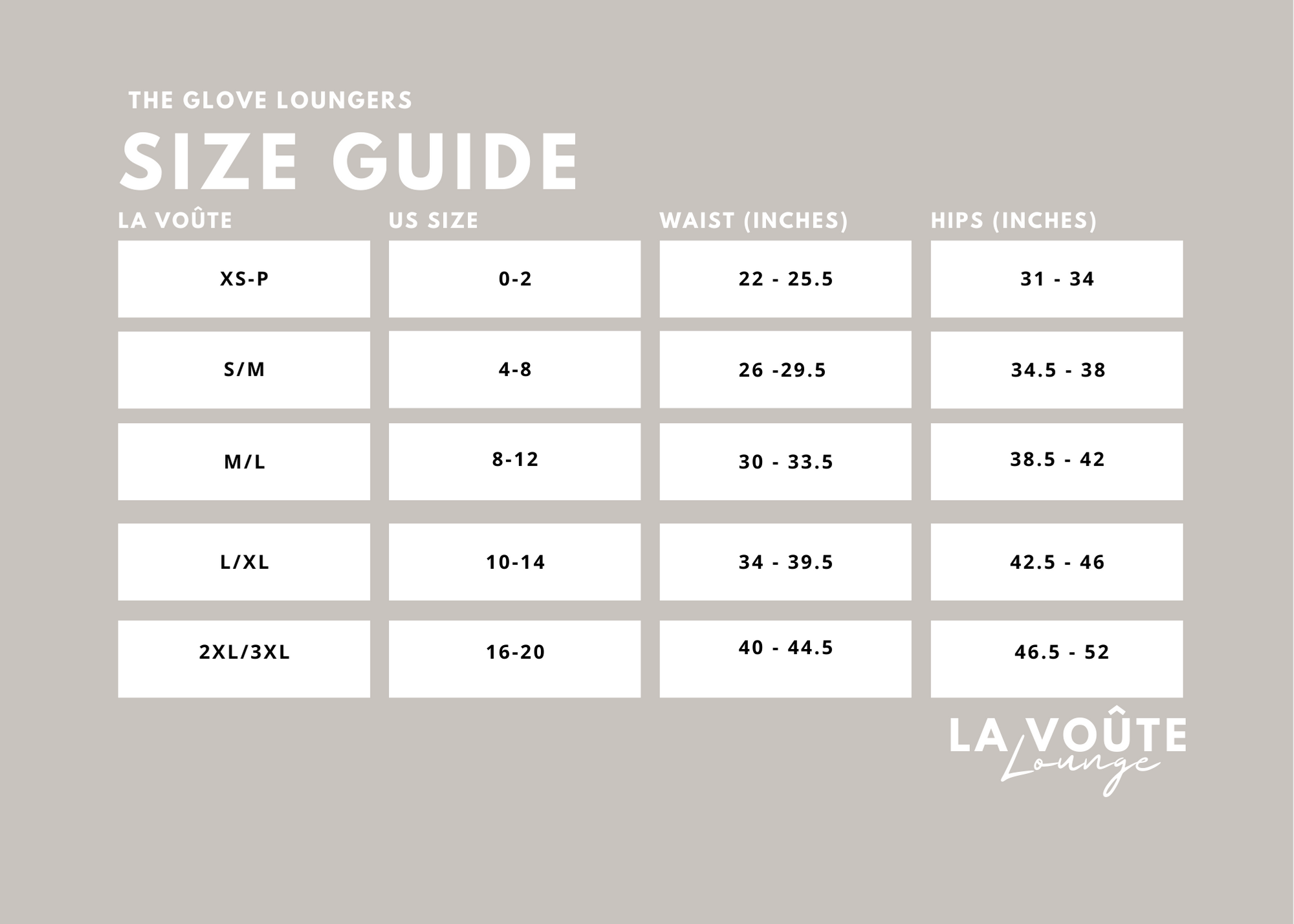 THE GLOVE LOUNGERS  (Final Sale)