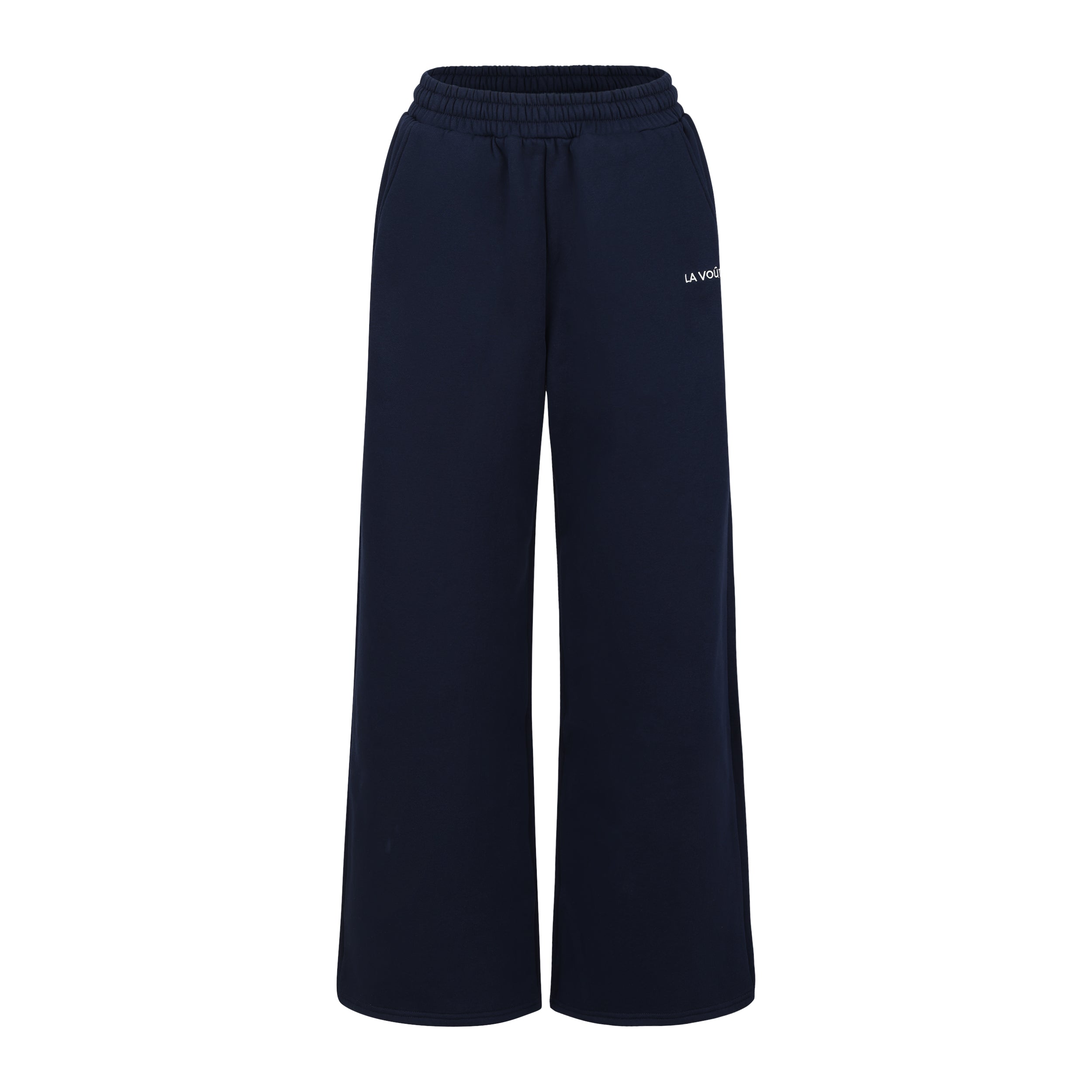 LE SPORT LOUNGERS | Wide-Leg Cotton Fleece Lounge Pants | LA VOÛTE
