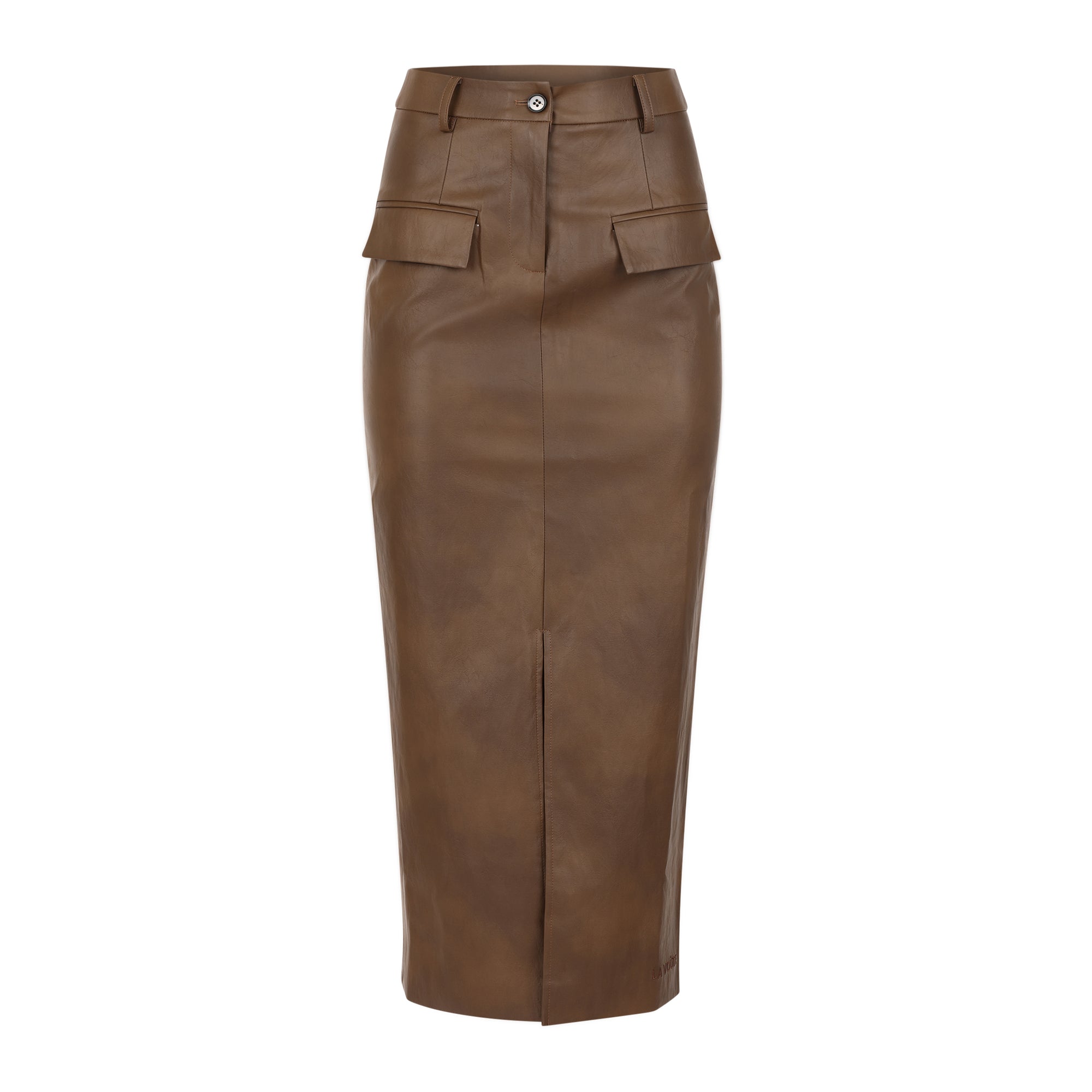 LEATHER MADAME MAXI SKIRT – LA VOÛTE